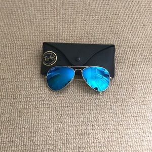 Ray Ban Mirrored Aviators